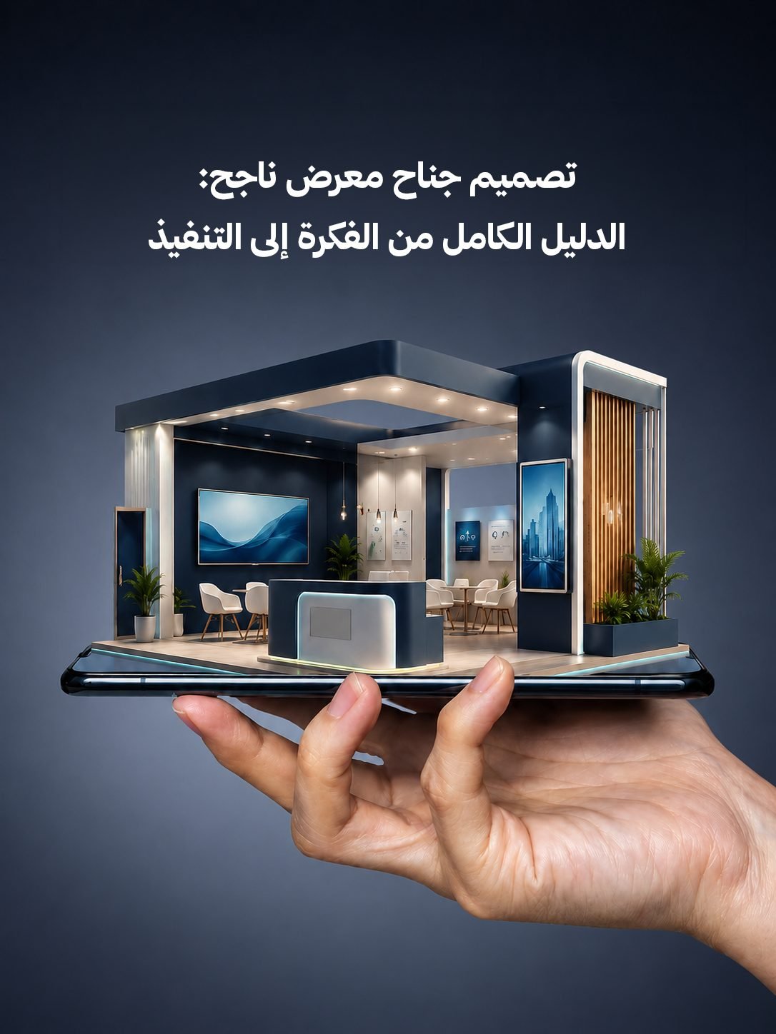 تصميم جناح معرض ناجح